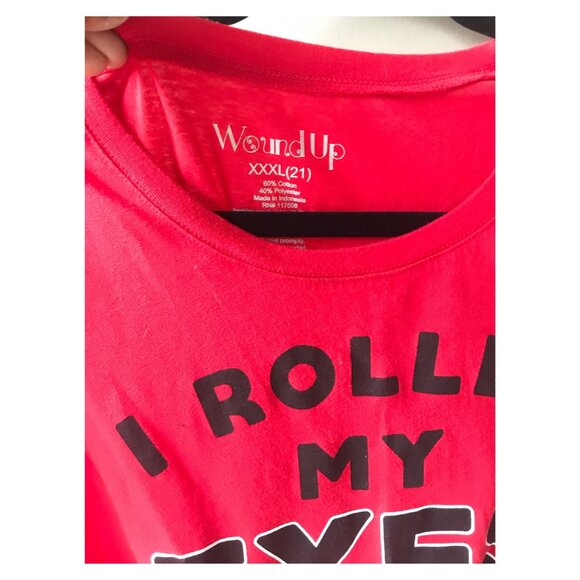 Wound Up Humorous Red Tee Shirt Sz 12 NWOT - Picture 3 of 4